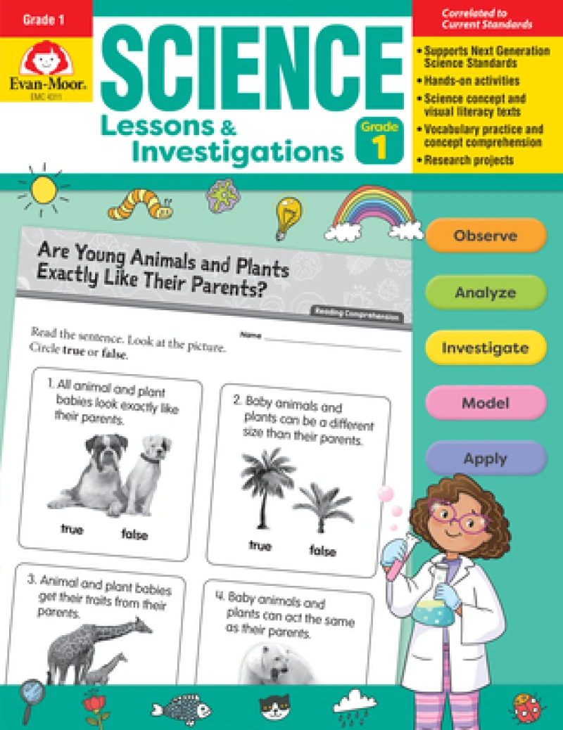 Science Lessons And Investigations, Grade 1