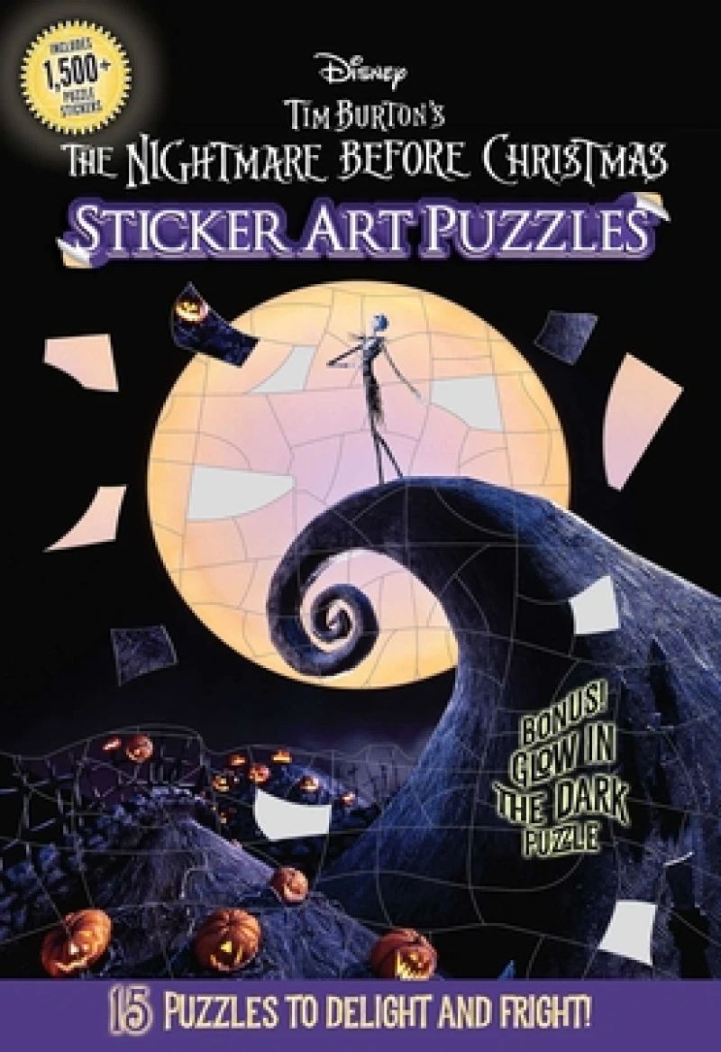 Tim Burton''s The Nightmare Before Christmas Sticker Art Puzzles