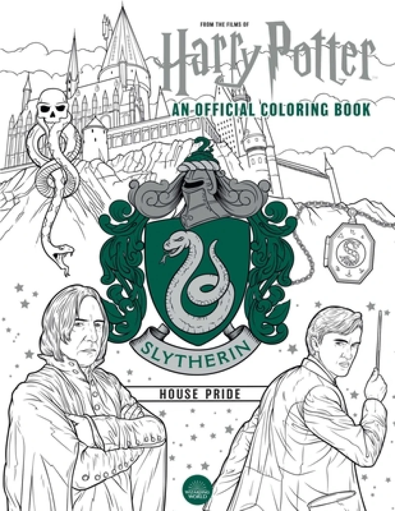 Harry Potter: Slytherin House Pride: The Official Coloring Book