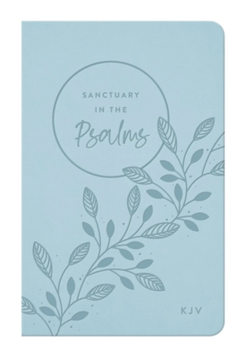 KJV, Sanctuary in the Psalms: Promise Book, Leathersoft, Blue