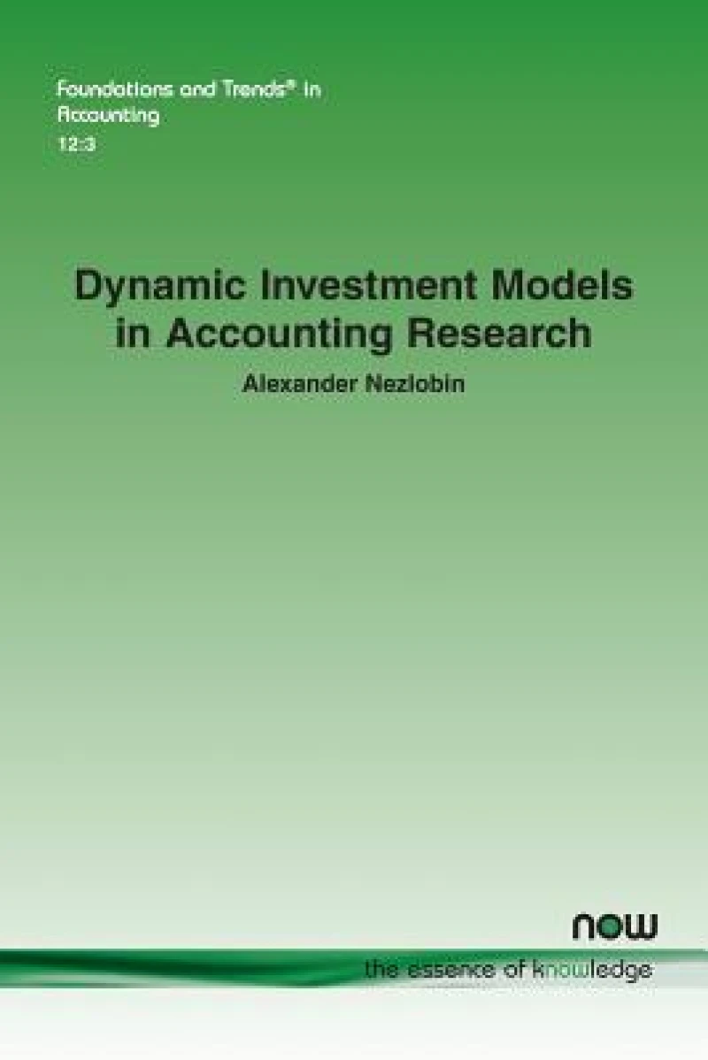 Sales Force CompensationDynamic Investment Models in Accounting Research