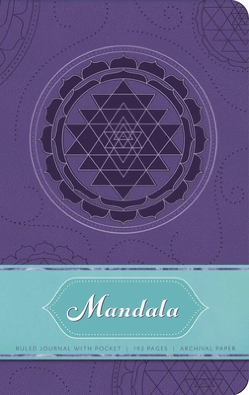 Mandala Hardcover Ruled Journal