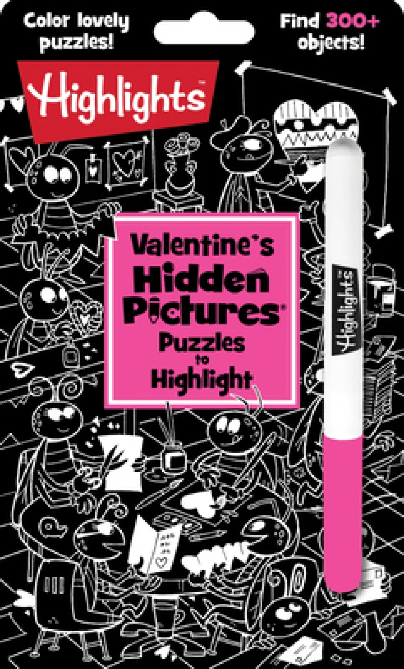 Valentine''s Hidden Pictures Puzzles to Highlight