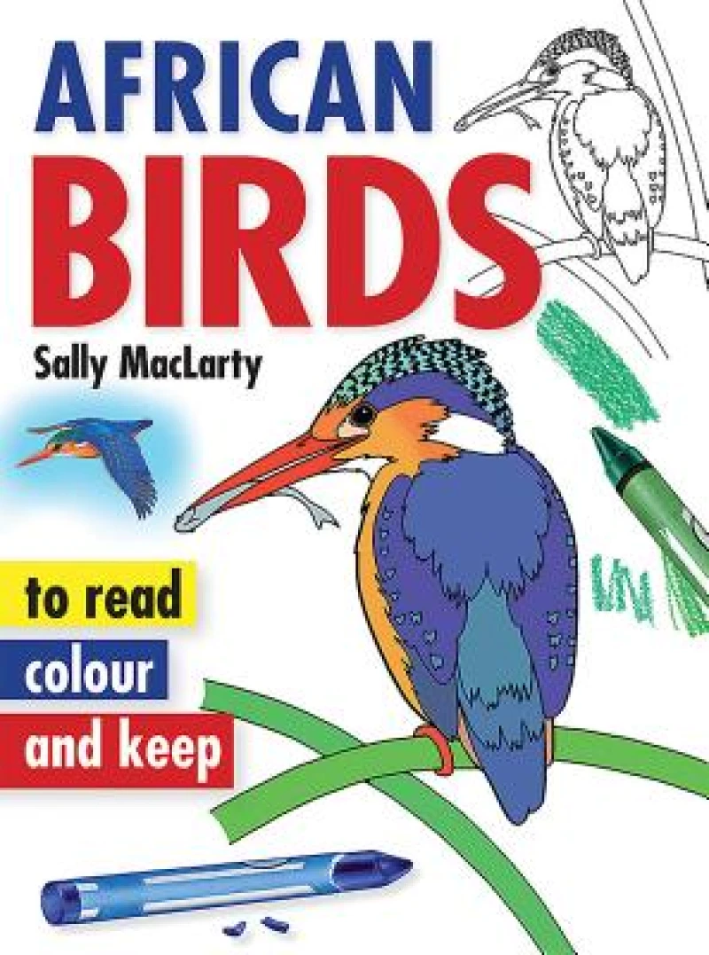 Read, Colour & Keep: African Birds