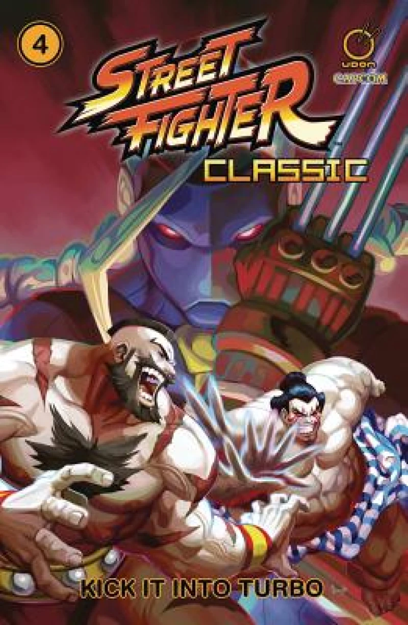 Street Fighter Classic Paperback Volume 4: Kick it into Turbo