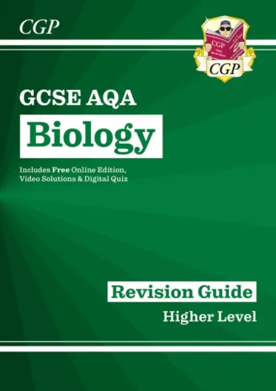 New GCSE Biology AQA Higher Revision Guide with CGP RevisionHub