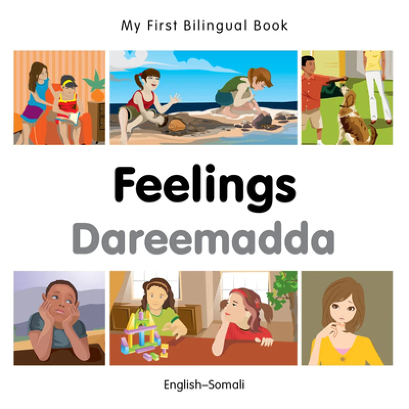 My First Bilingual Book -  Feelings (English-Somali)