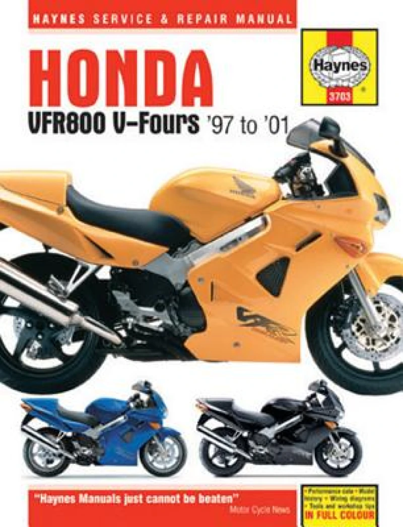 Honda VFR800 V-Fours (97 - 01) Haynes Repair Manual