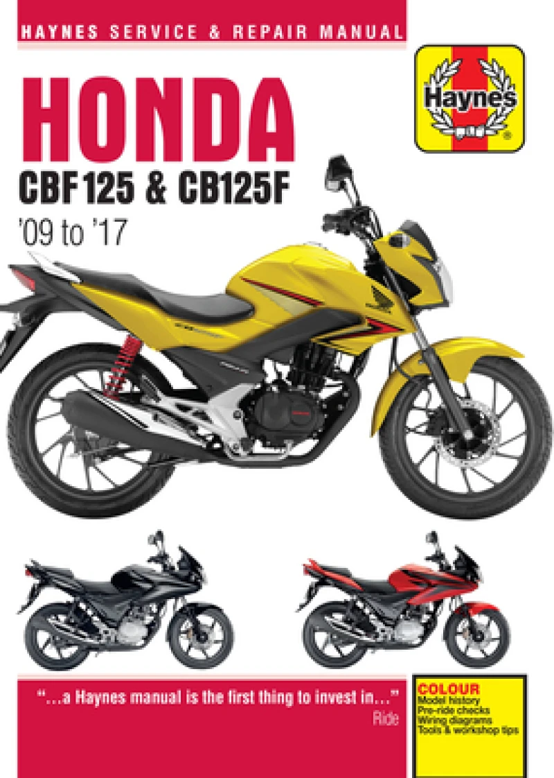 Honda CBF125 & CB125F (''09 To ''17)