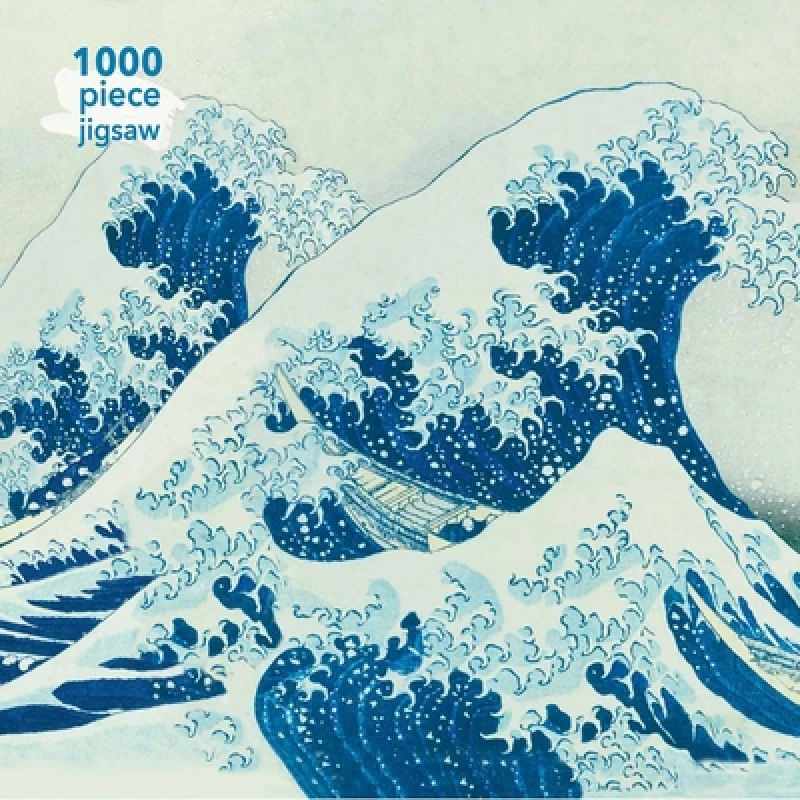 Adult Sustainable Jigsaw Puzzle Hokusai: The Great Wave