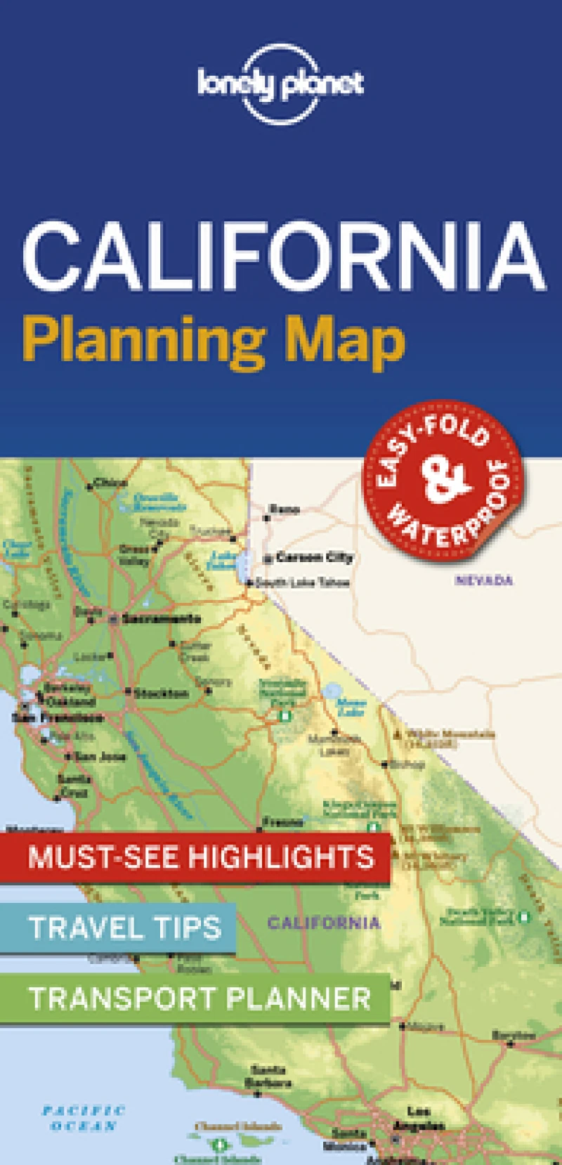 Lonely Planet California Planning Map