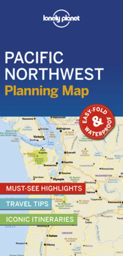 Lonely Planet Pacific Northwest Planning Map