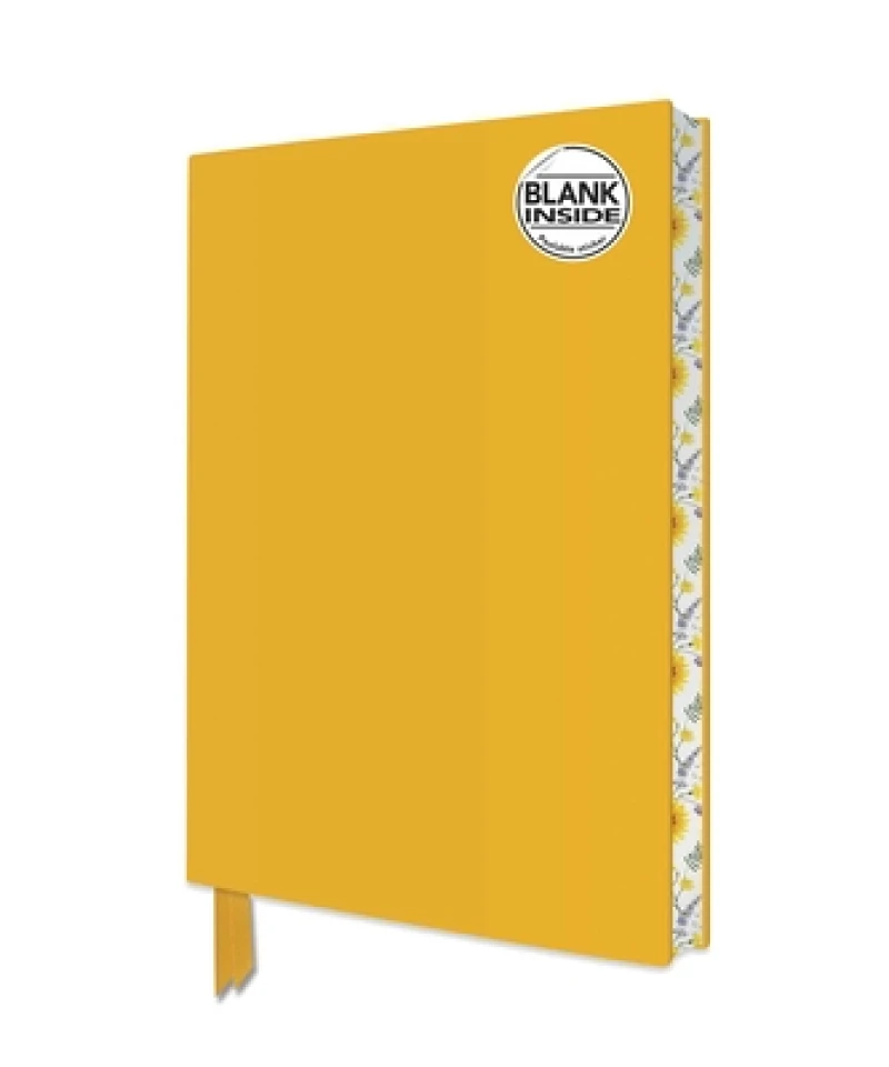Sunny Yellow Blank Artisan Notebook (Flame Tree Journals)