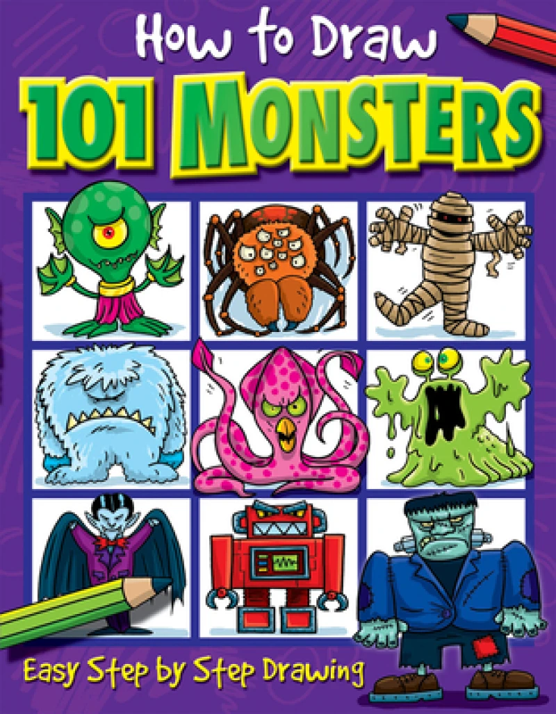 HOW TO DRAW 101 MONSTERS