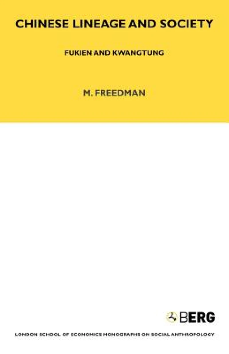 Chinese Lineage and Society