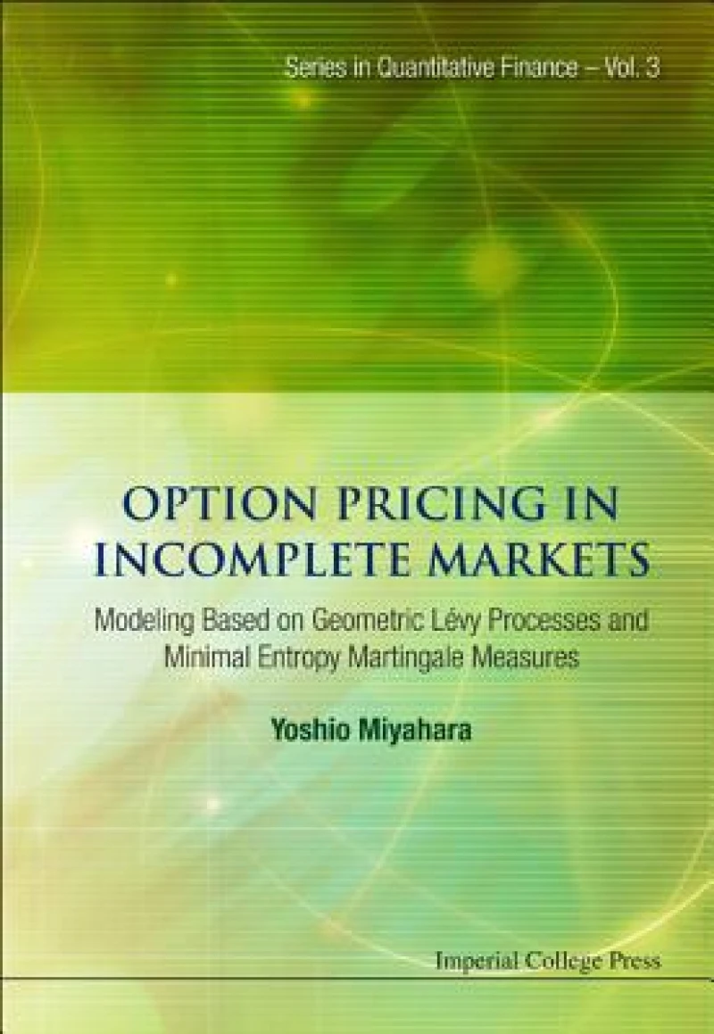 Option Pricing In Incomplete Markets: Modeling Based On Geometric L'evy Processes And Minimal Entropy Martingale Measures