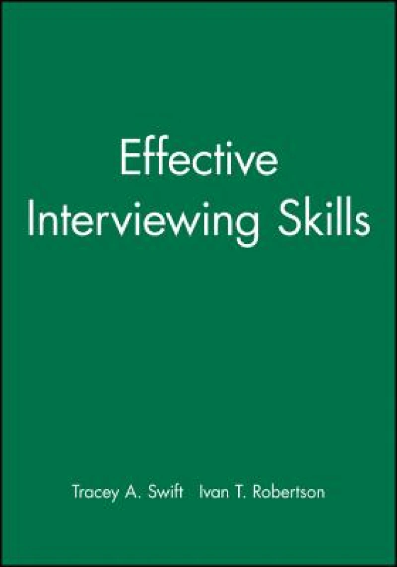 Effective Interviewing Skills
