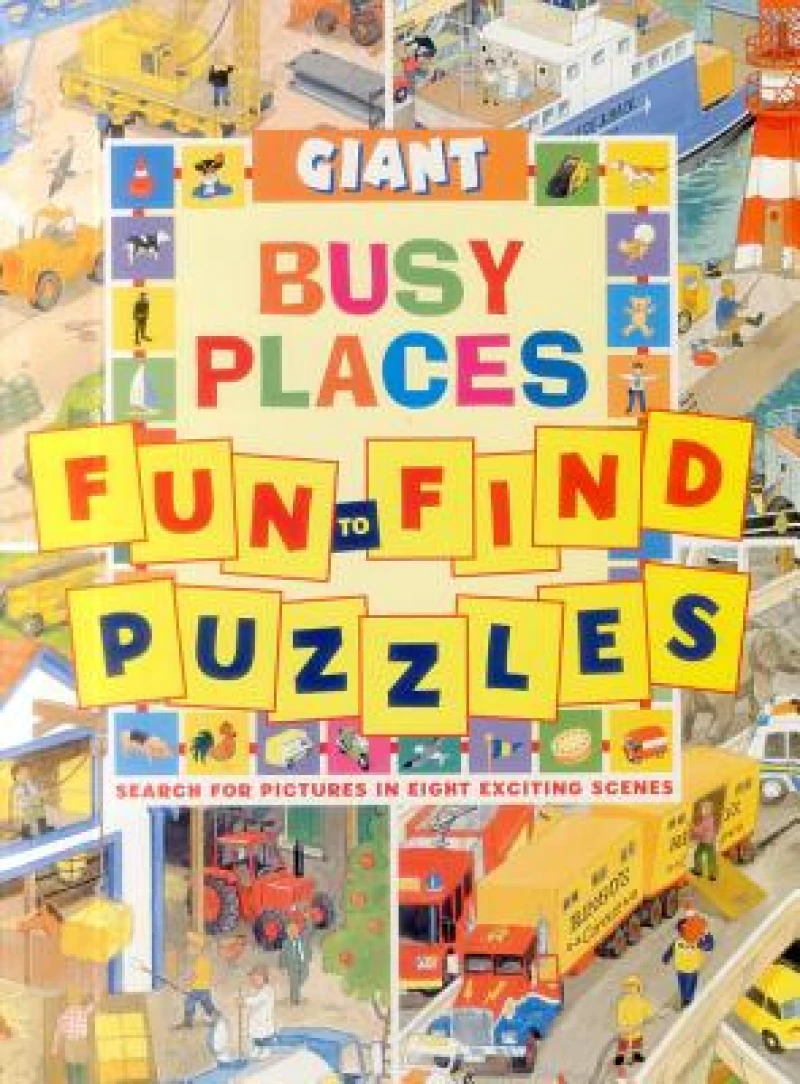Giant Fun-to-Find Puzzles: Busy Places