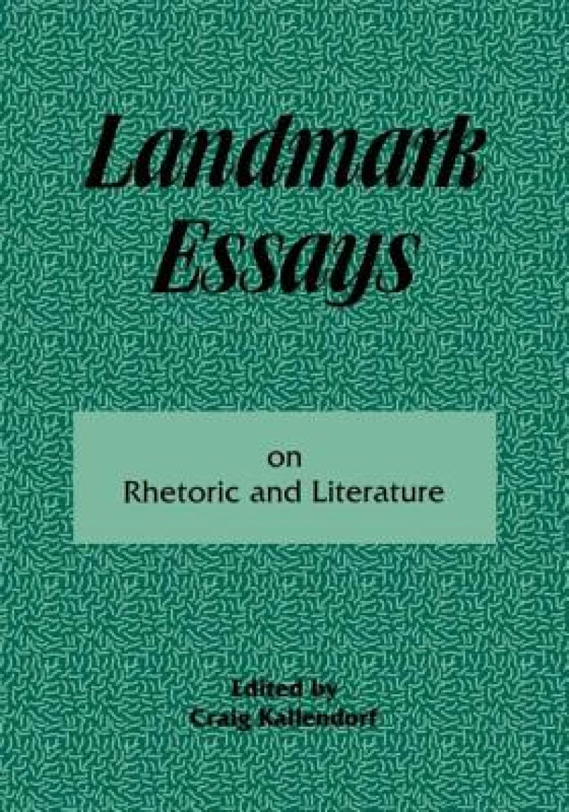 Landmark Essays on Rhetoric and Literature