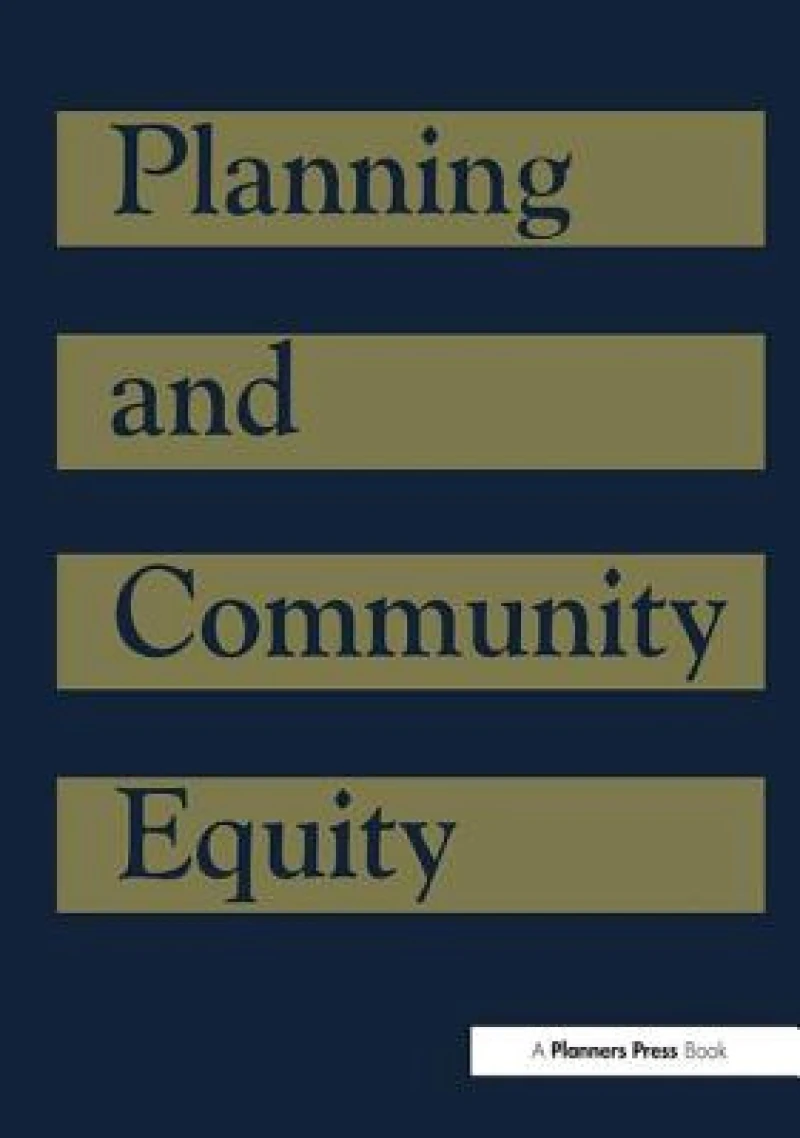 Planning and Community Equity