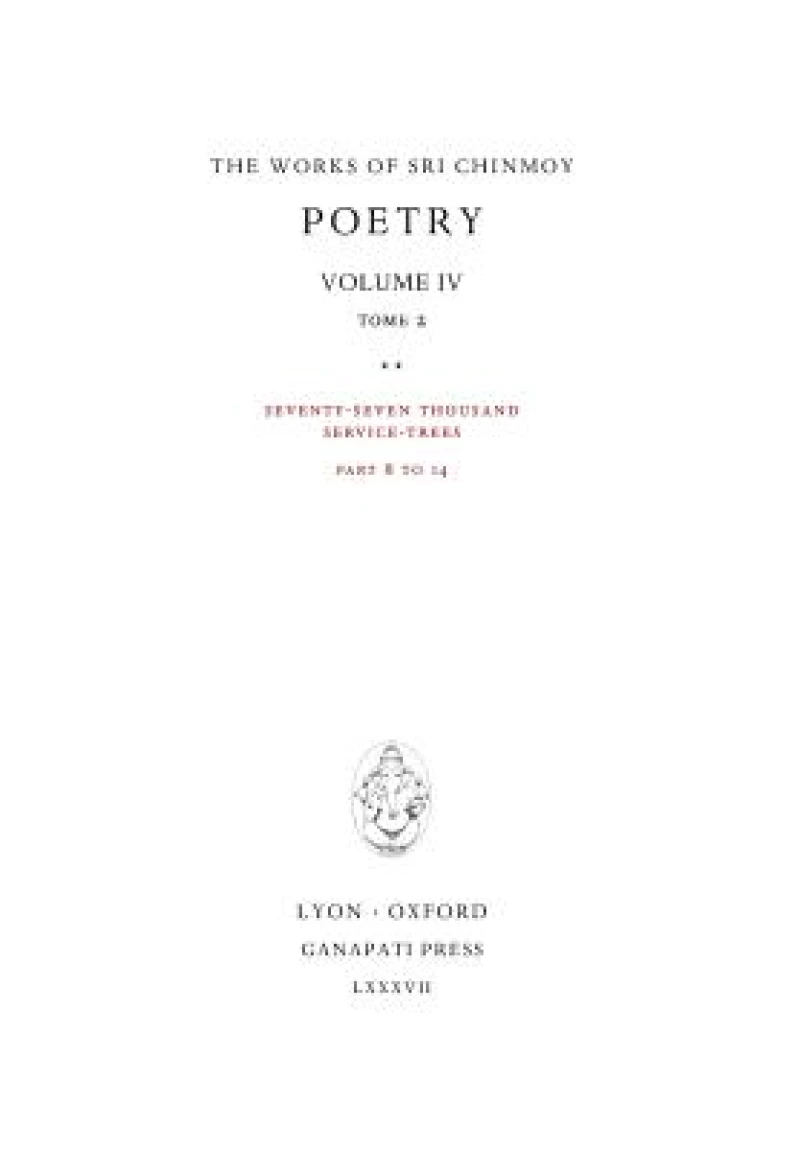Poetry IV, tome 2