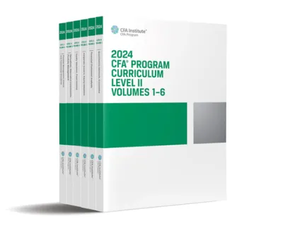 2024 CFA Program Curriculum Level II Box Set, Volumes 1 - 6