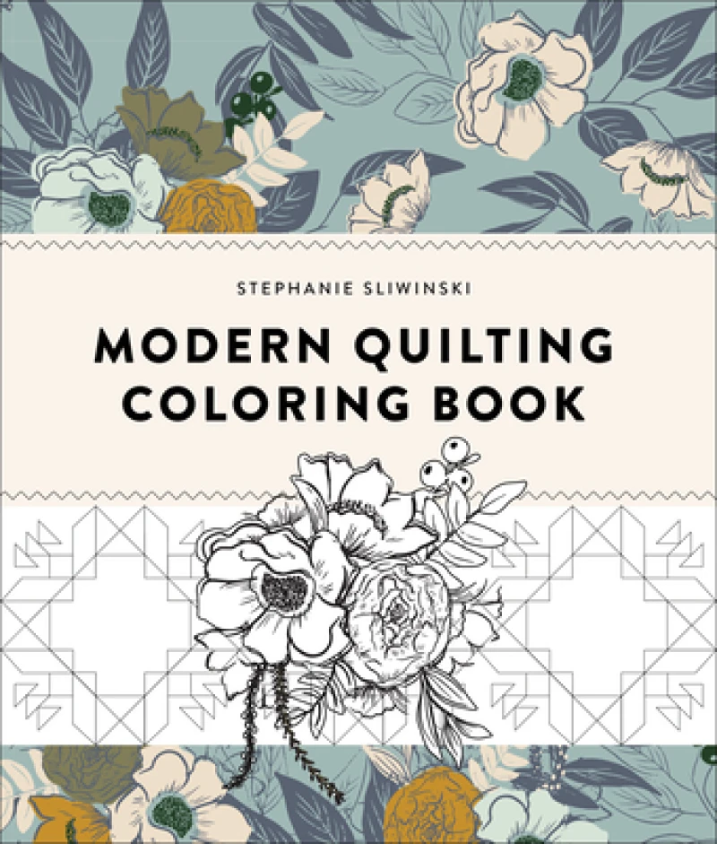 Modern Quilting Coloring Book
