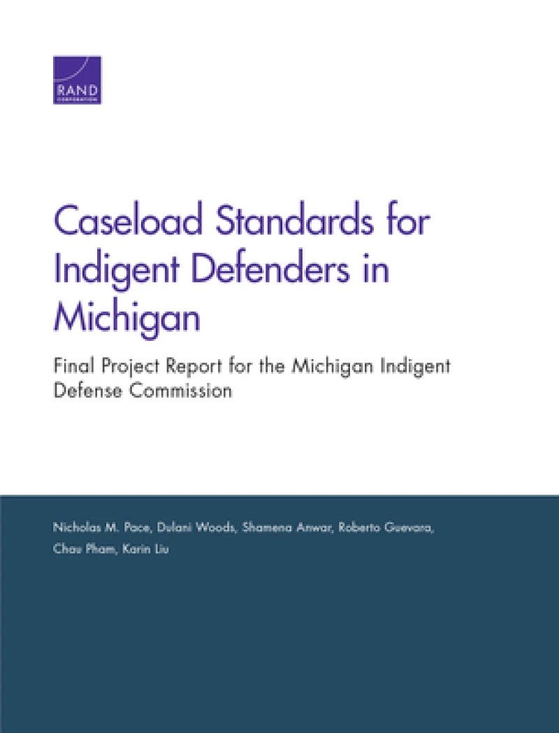 Caseload Standards for Indigent Defenders in Michigan