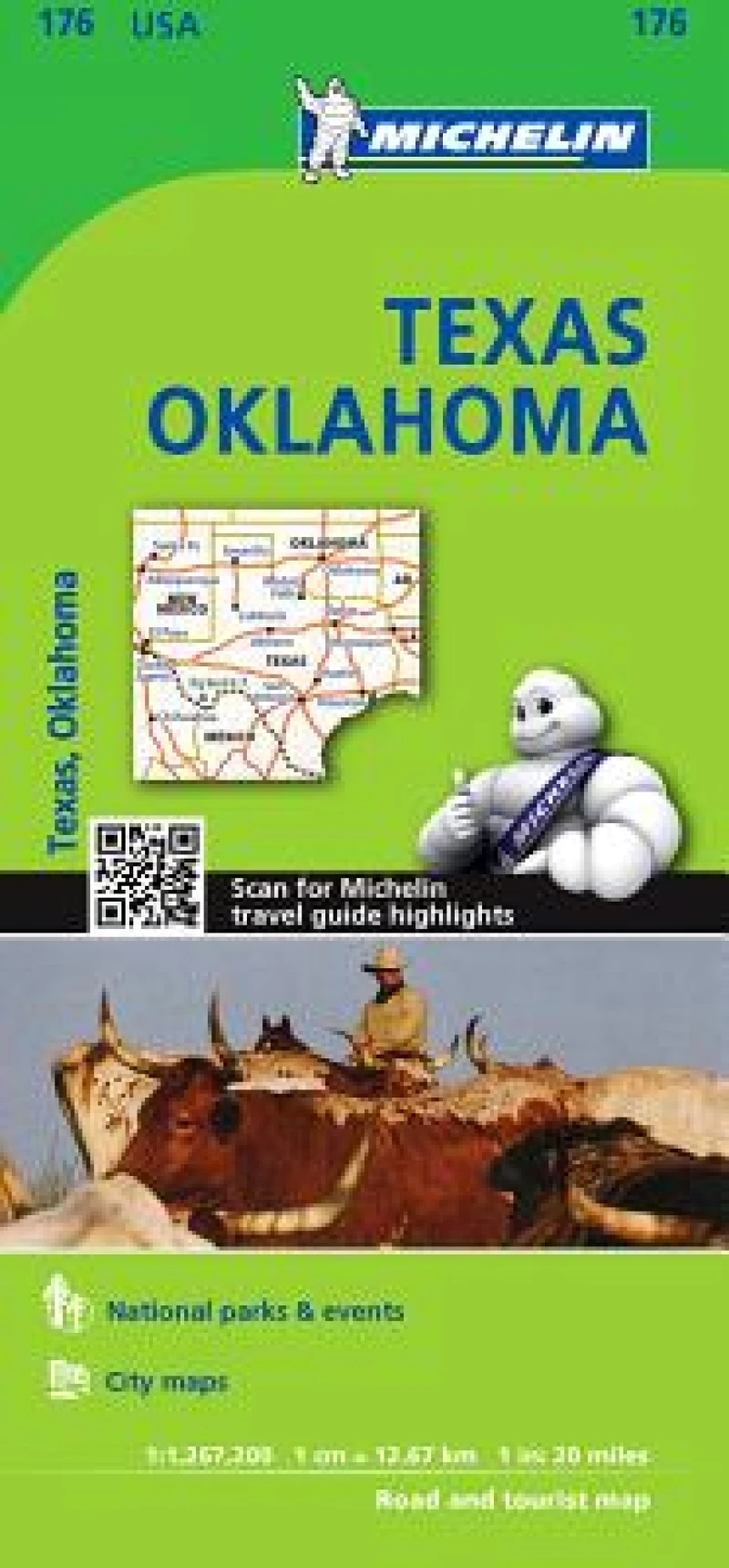 Texas Oklahoma - Zoom Map 176