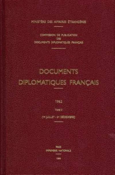 Documents Diplomatiques Francais