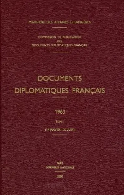 Documents Diplomatiques Francais