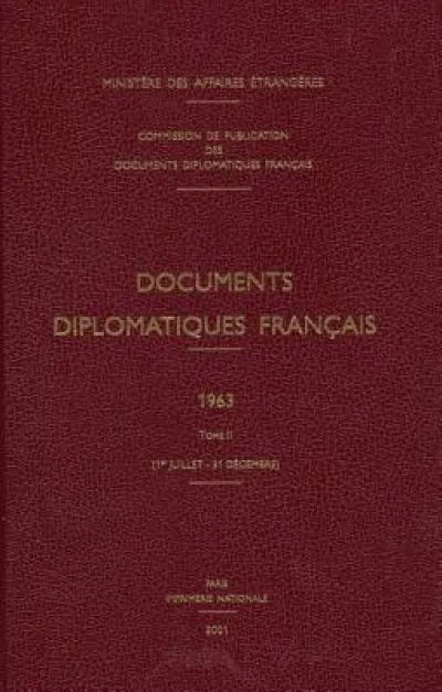 Documents Diplomatiques Francais