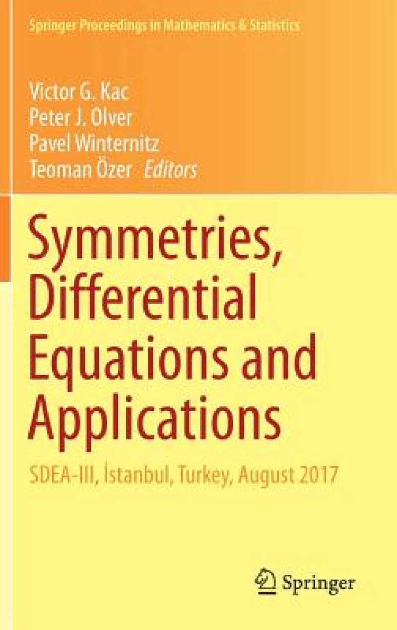 Symmetries, Differential Equations and Applications