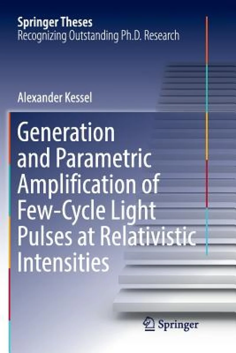Generation and Parametric Amplification of Few-Cycle Light Pulses at Relativistic Intensities