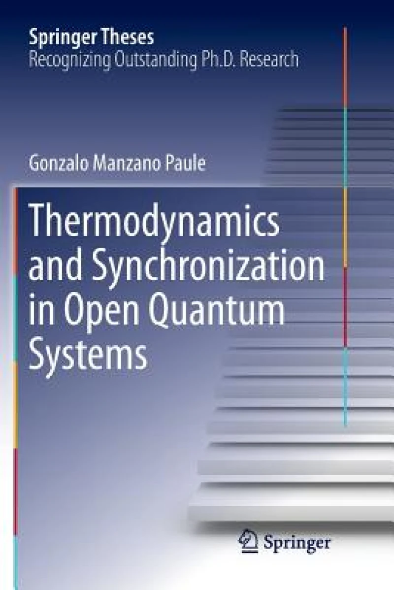 Thermodynamics and Synchronization in Open Quantum Systems