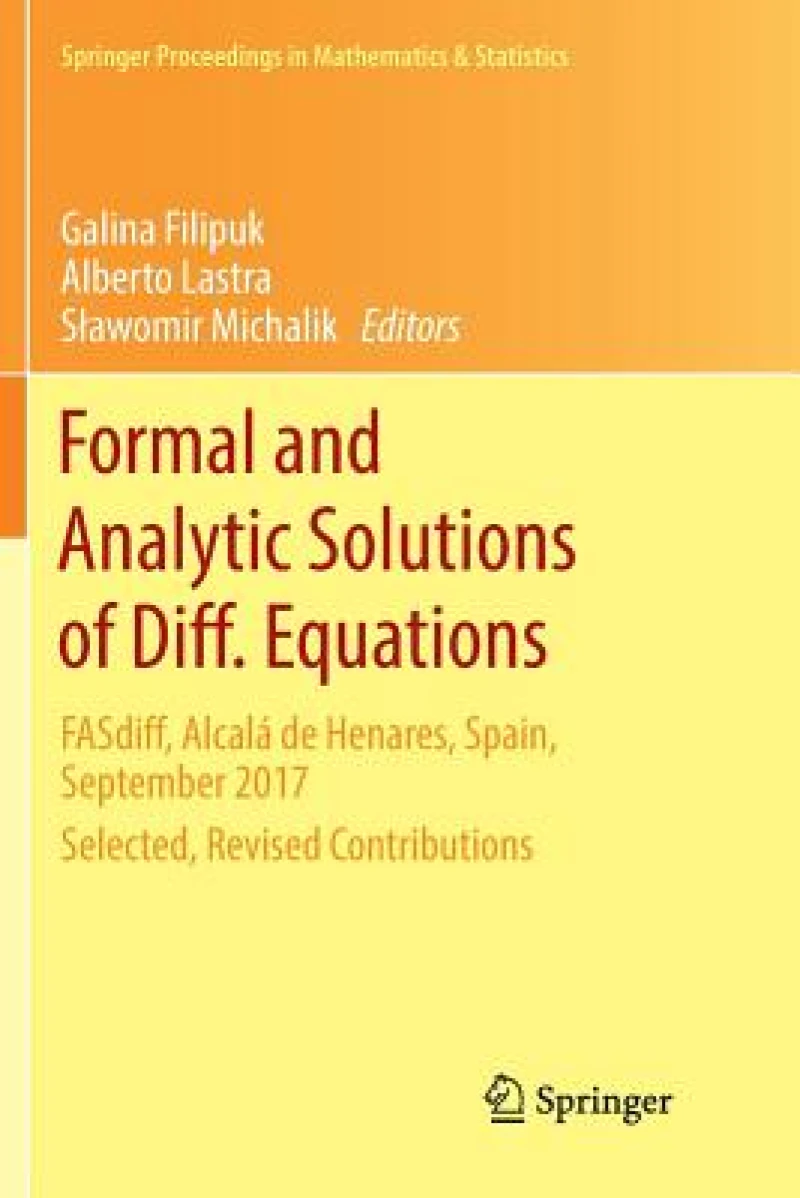 Formal and Analytic Solutions of Diff. Equations