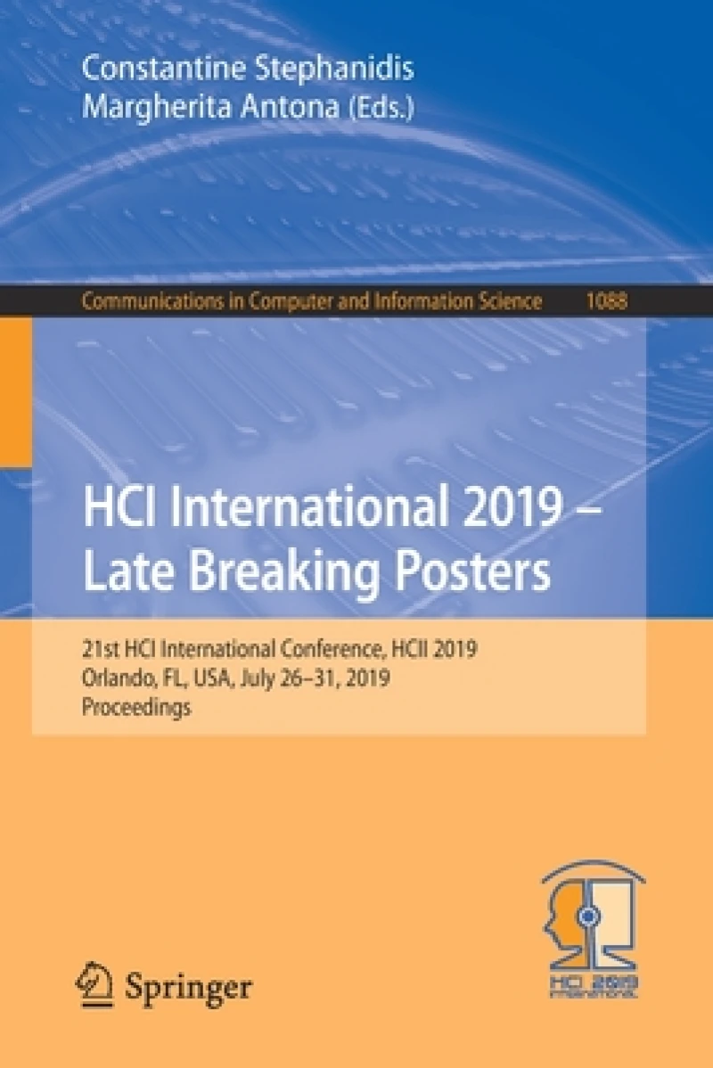 HCI International 2019 – Late Breaking Posters