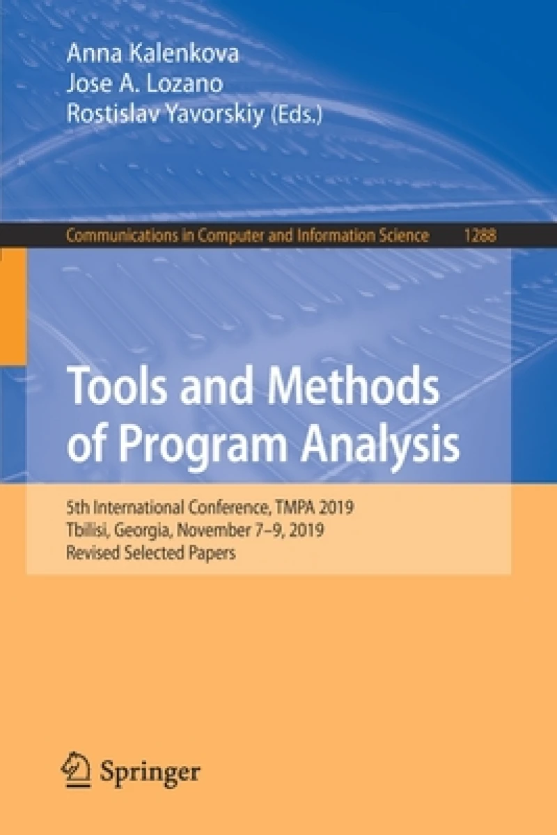Tools and Methods of Program Analysis