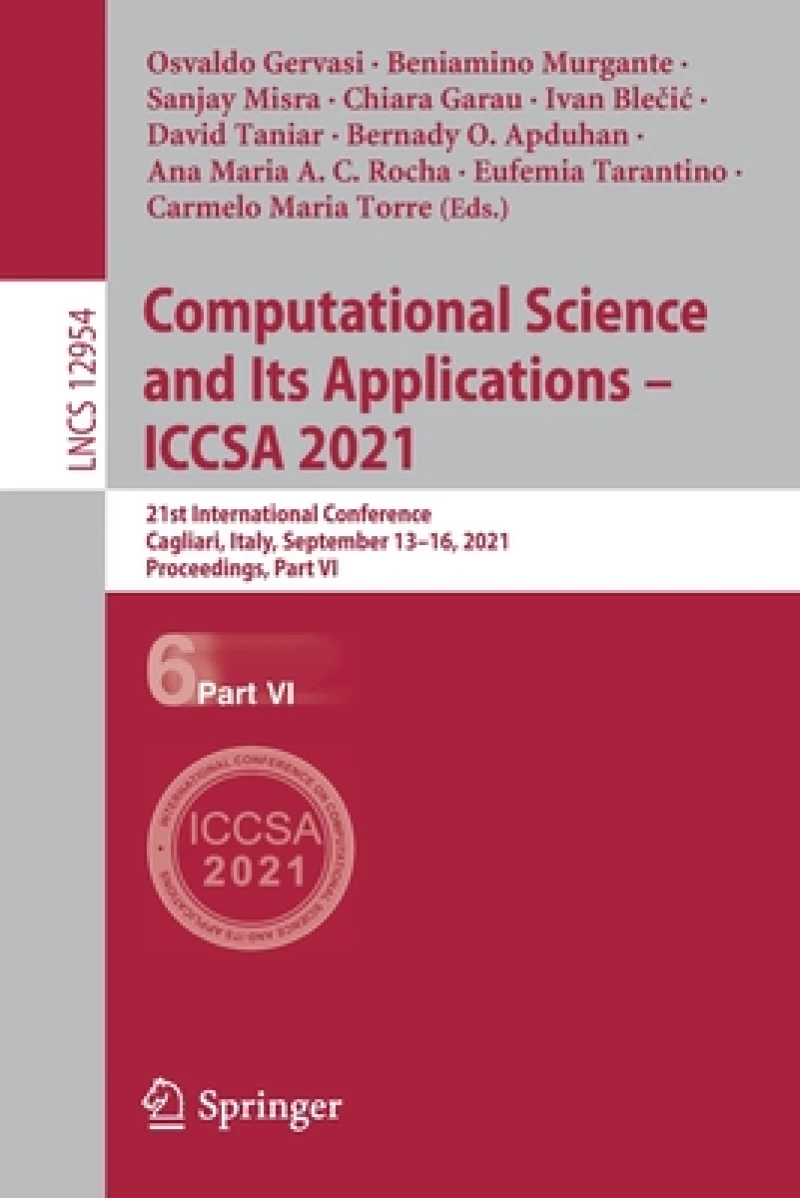 Computational Science and Its Applications – ICCSA 2021