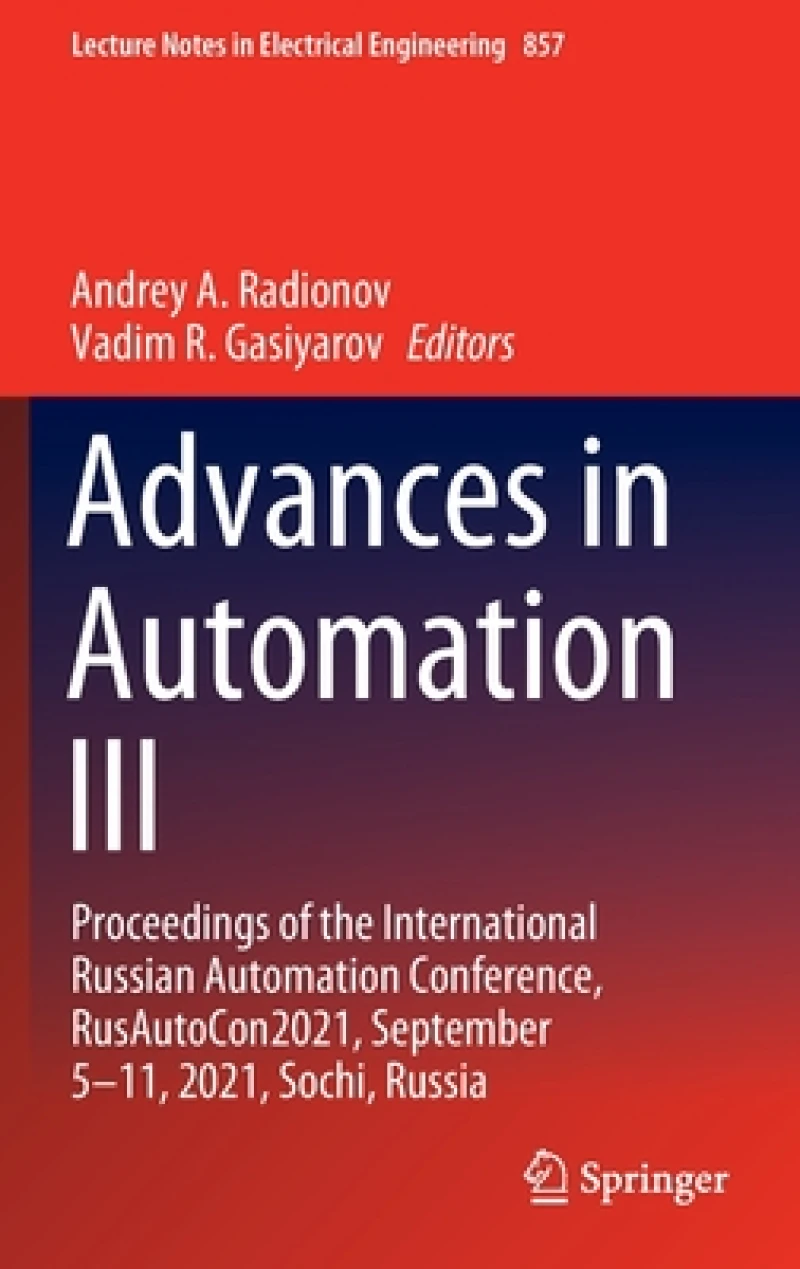 Advances in Automation III