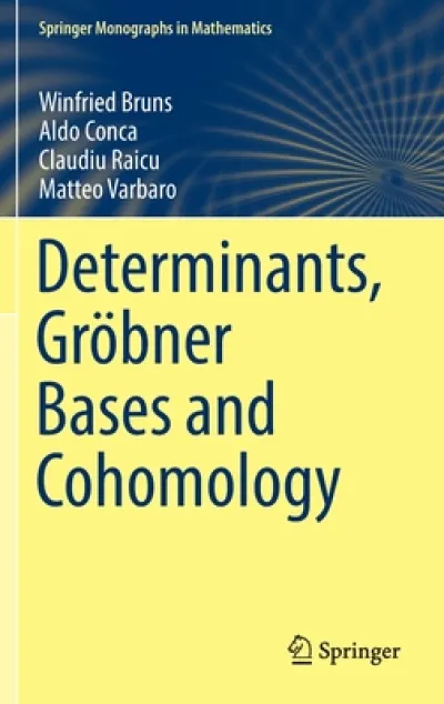 Determinants, Grobner Bases and Cohomology