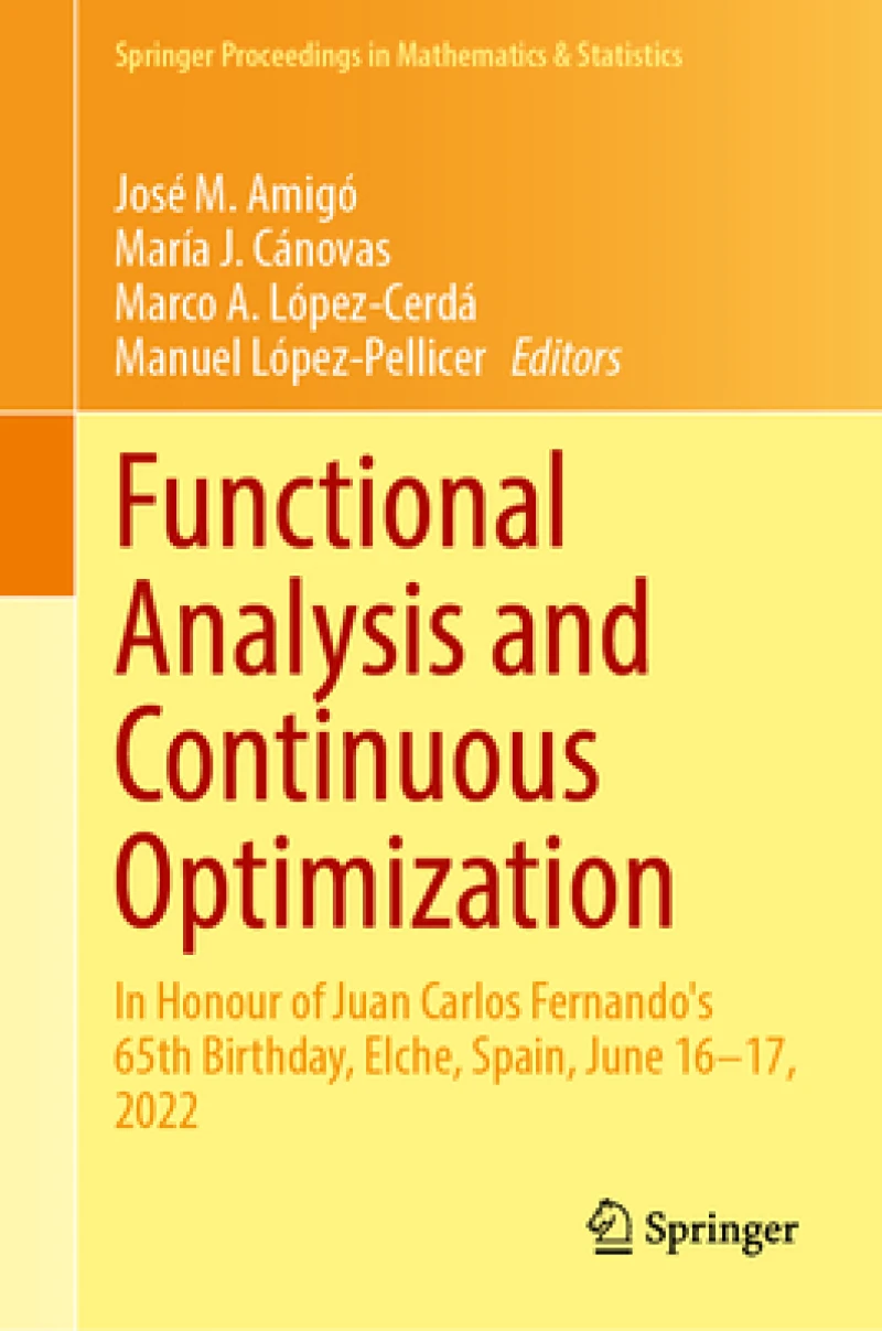 Functional Analysis and Continuous Optimization