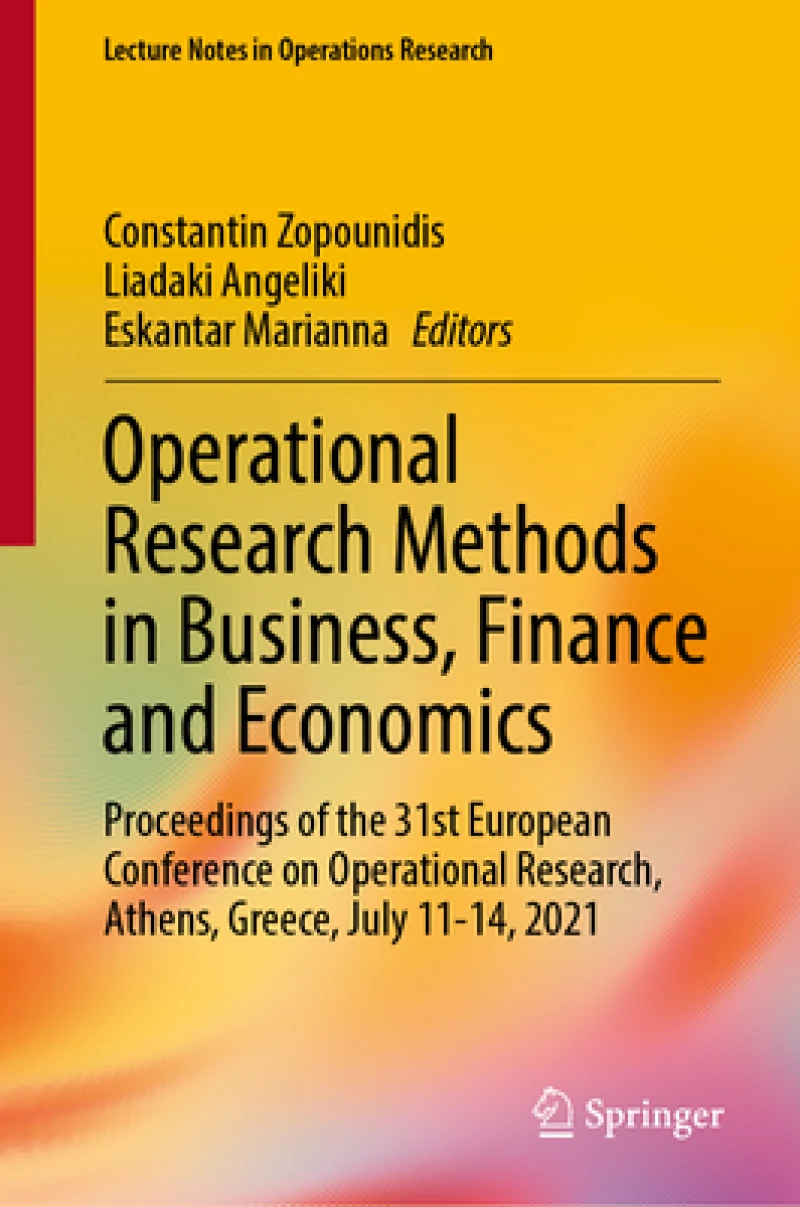 Operational Research Methods in Business, Finance and Economics