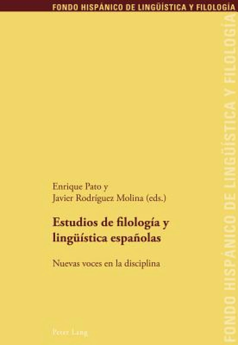 Estudios de filología y lingueística españolas