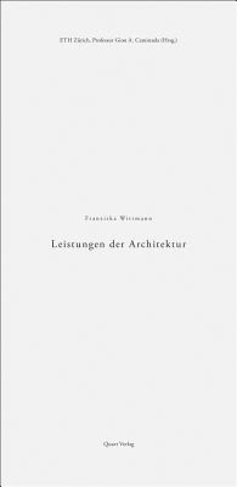 Leistungen der Architektur