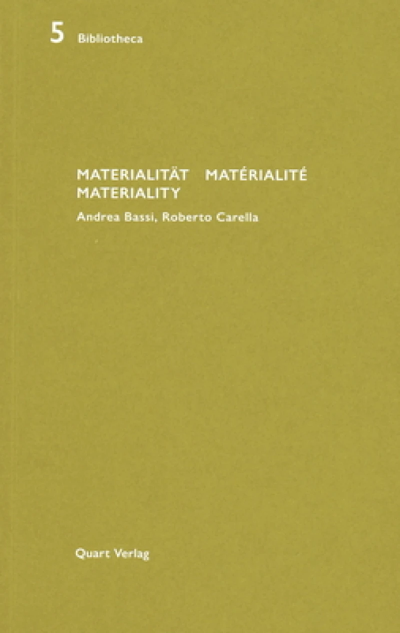 Materialitat/Materialite/Materiality