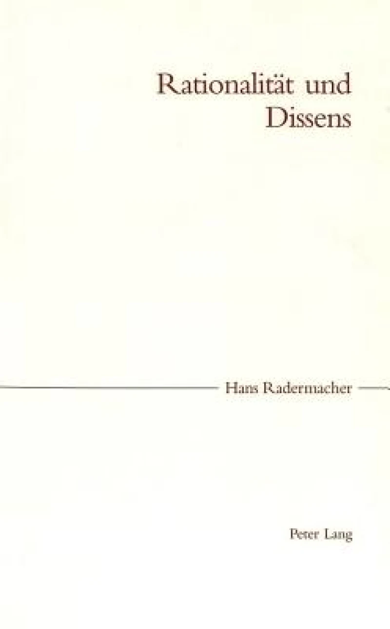 Rationalitaet Und Dissens