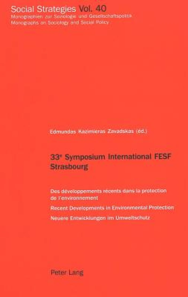 33 e  Symposium International FESF Strasbourg