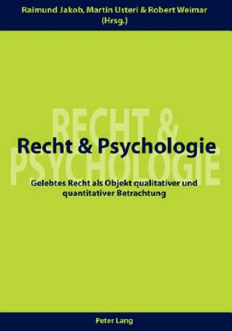 Recht Und Psychologie