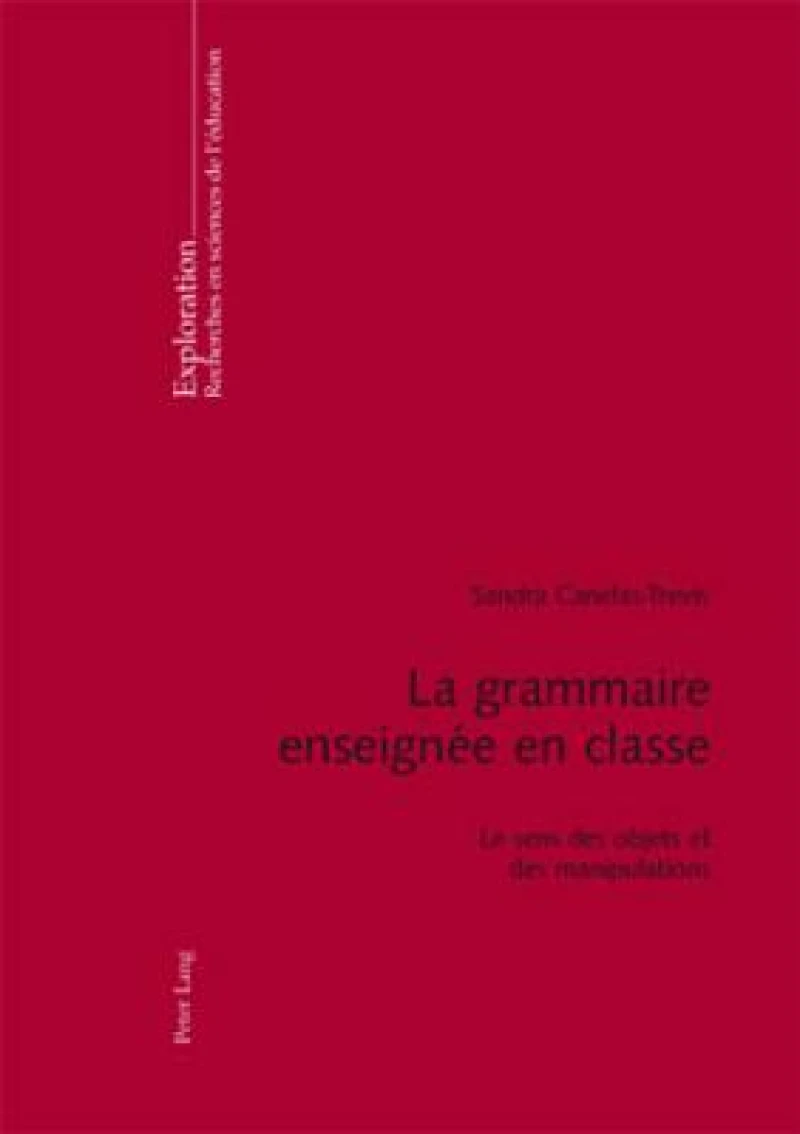 La grammaire enseignée en classe